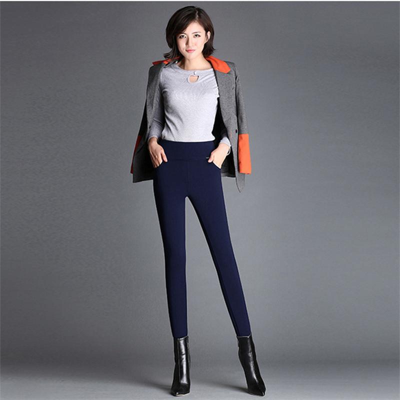 Winter Pants Slim Plus Velvet Fashion LeisureHight Waist Leggings Women Comfortable Stretch Keep Warm Casual Warm Leggings Women
