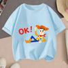 2026 Toy Story Cartoon Hot Sale 2D Print Casual Summer Short Sleeve Tops For Teenagers Boys Girls