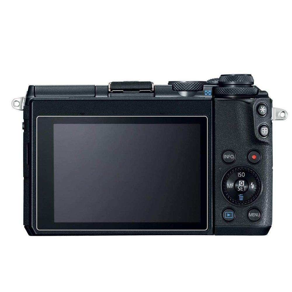 Zshion Tempered Glass Screen Protector for Canon EOS High 9H Hardness M6/M50/M100/G9X II, Transmittance, Bubble-Free, Fingerprint-Resistant,