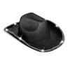 Sparkling LED Illuminated Cowboy Caps Adjustable Strap Cosplay Caps Headwear Brightness Safe Nighttime Use