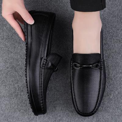 High Quality Men Business Dating Loafers Shoes Luxury Comfortable Flats Genuine Leather Shoes Mens Casual Slip On Driving Shoes