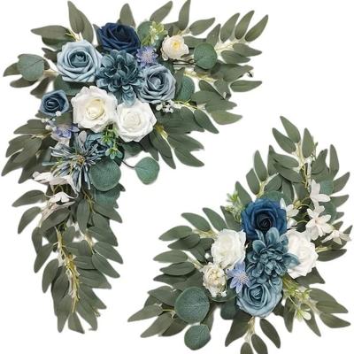 Bogen Kunstblume Willkommensblumenreihe Türsturzblume Wasser Marke Blume Kunstblume Hochzeitsdekoration Kranz Für