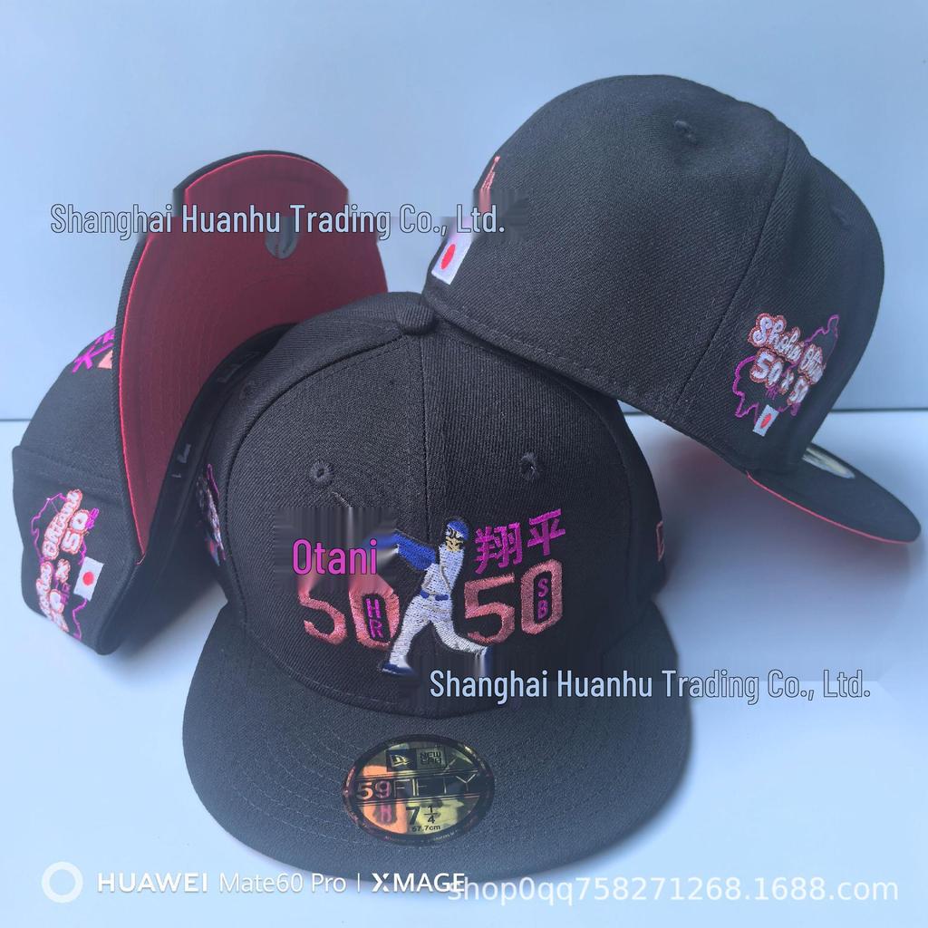 High-Quality MLB Yankees Dodgers Embroidered Flat Brim Baseball Cap