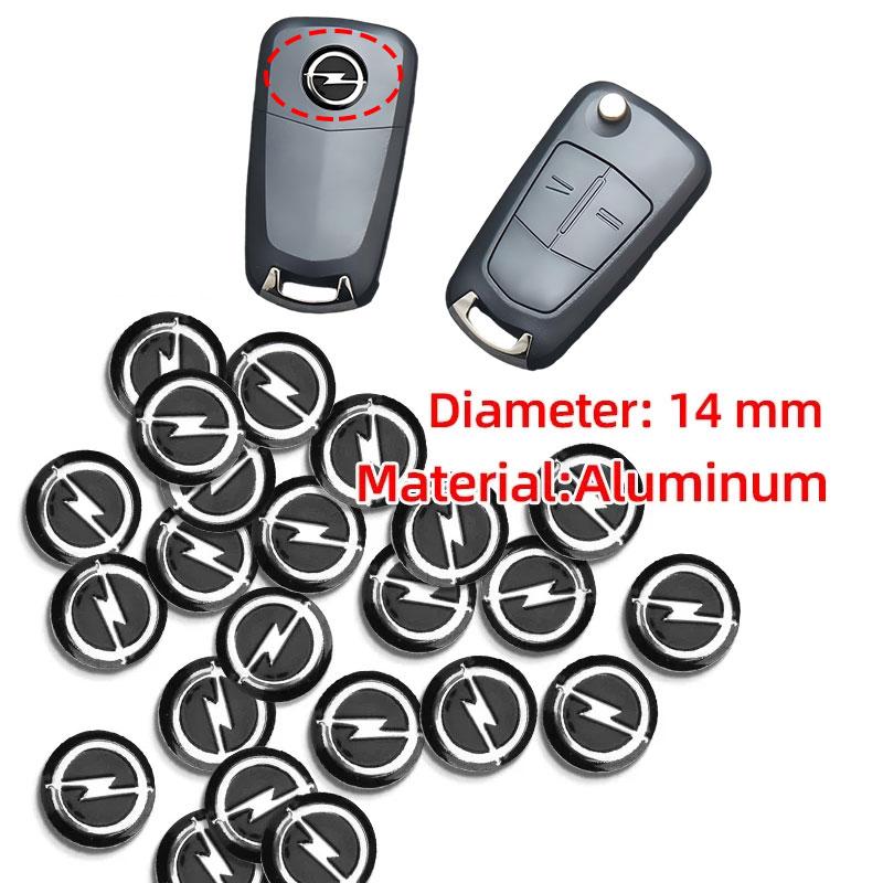 Metal Car Key Badge Emblem Replacement auto Key Stickers For Opel Corsa Astra Insignia Vectra Zafira Meriva Mokka Grandland