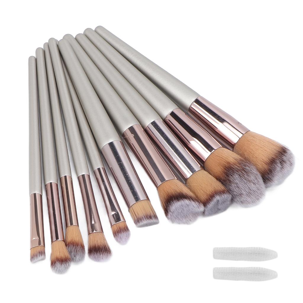 10pcs Makeup Brushes Set Professional Portable Eyeshadow Foundation Blush Brush Cosmetic Tool