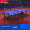 JEEANLEAN Foldable Outdoor Ping Pong Table with Wheels