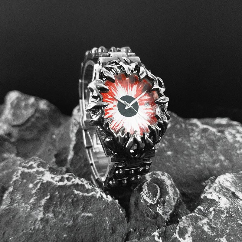 Millennium Y2K Alien Claw Alabaster High-End Waterproof Quartz Watch