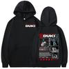 Rapper Duki 5202 MIXTAPE Album Hoodies Herren Damen Kleidung Mode Hip Hop Kapuzensweatshirts Lässig Fleece Lange Ärmel Pullover