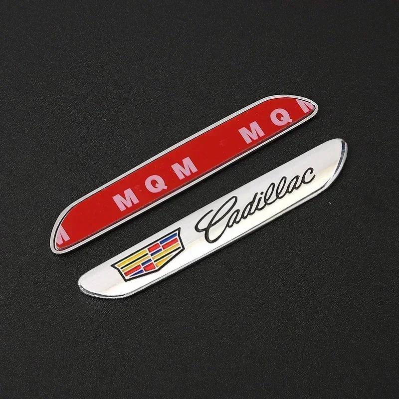 For Cadillac ATS BLS CT4 CT5 CT6 CTS ESCALADE SLR SRX STS XLR XT4 XT5 XT6 XTS 1PC Car Body Side Emblems Fender Badge Stickers