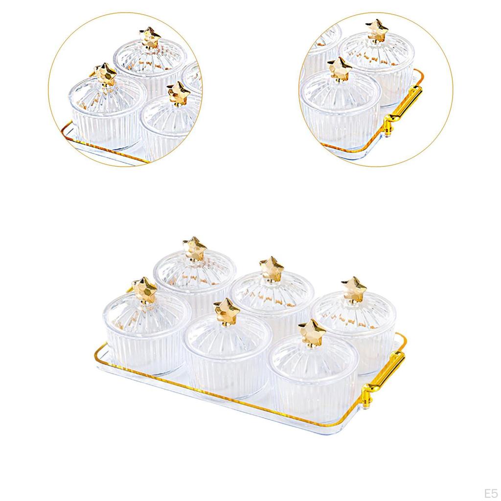 Candy Nut Serving Container Divided Dishes,Divided Fruit Tray,Platter Dried Tray with