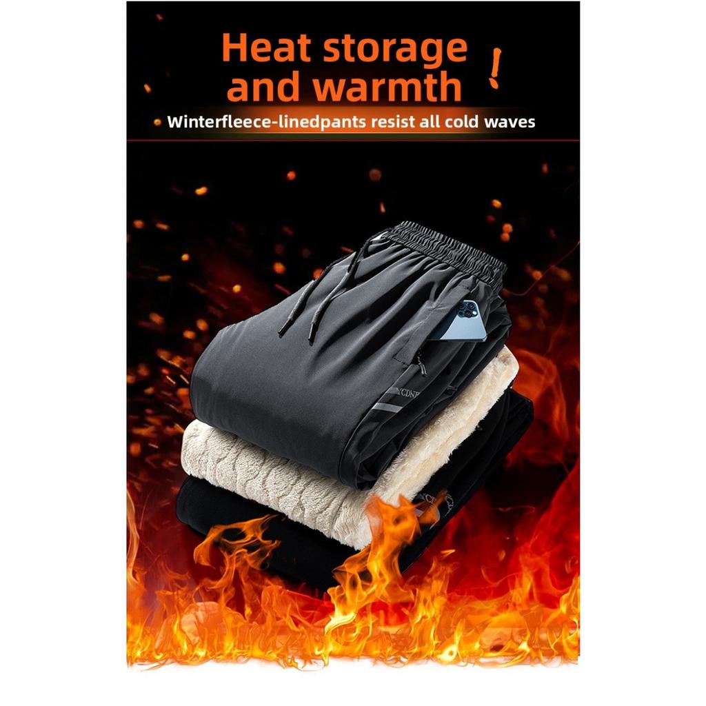 Skiing with Plush and Thick Insulation Equipment, Men's and Women's Windproof and Waterproof Assault Pants, Mountain Climbing Cotton Pants