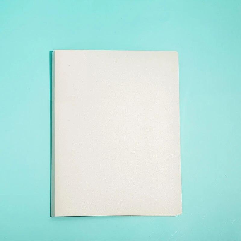 A4 File Folder Data Book 30 Pages Waterproof Booklet School Data Storage Office Management Storage Information Books Protectors