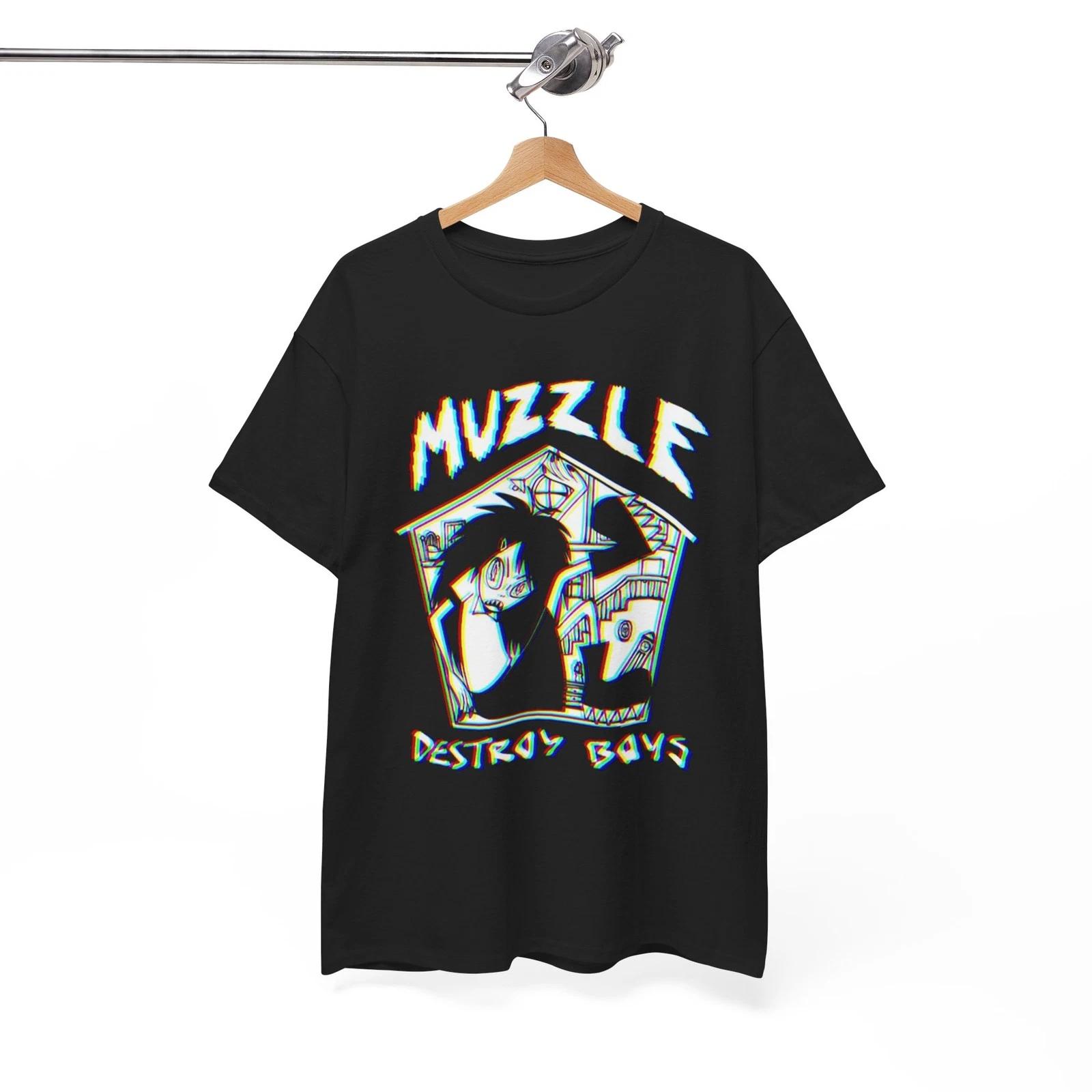 Destroy Boys Muzzle Shirt | Punk Rock Music Band Graphic Tee | Unisex T-Shirt 4XL