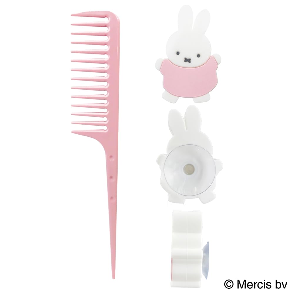 Miffy Treatment Comb Holder Pink Set,