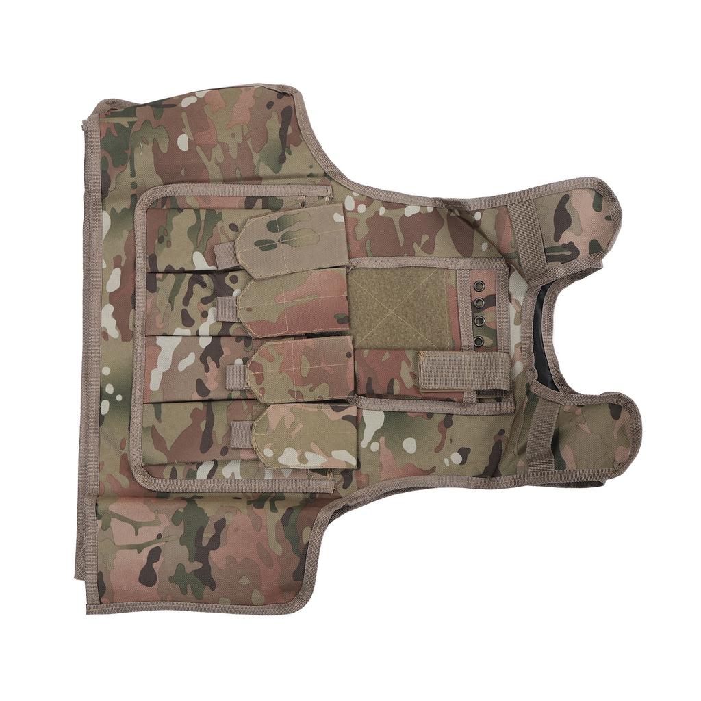 Kids Outdoor Vest Children Outdoor Shooting Protection Gear Vest for Sports Training Jungle Games