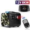 Все в одном Дизельный воздухонагреватель 12V 8000W Автомобильный кондиционер Цифровой ЖК-монитор Пульт дистанционного управления Автомобильный обогреватель Размораживание Дизельный воздухонагреватель