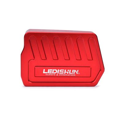 LEDISHUN Motorcycle Brake Pedal Extension Plate for Ninja 400/Z400 (2018-2023) - CNC Aluminum (Red)