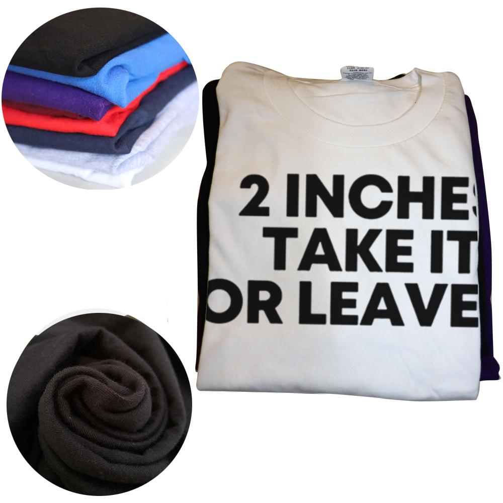 Lustiges Meme T-Shirt 2 Zoll Nimm es oder lass es Entfesselter Unangemessener Witz Wiener Person Streetwear Kurzarm Lockere Kleidung