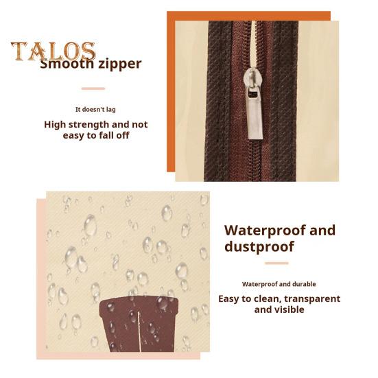 1/2 Stück Schuhaufbewahrungstaschen mit Griff und Reißverschluss, transparentes visuelles Design, wasserdicht, staubdicht, für Reisen, lange Stiefel-Schuhtaschen