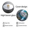 1500ML Glass Simmer Pot Transparent Gradient Glass Saucepan Household Heat-resistant Pot For Pasta Noodles Soup