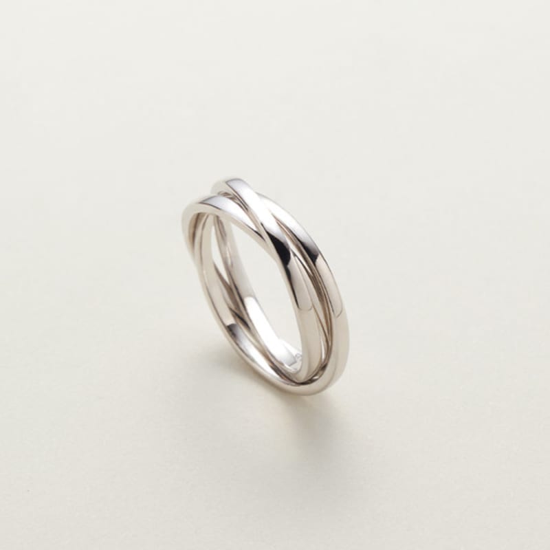 

liersi Dome 2mm L Trinity 3 Ring Silver(pure)