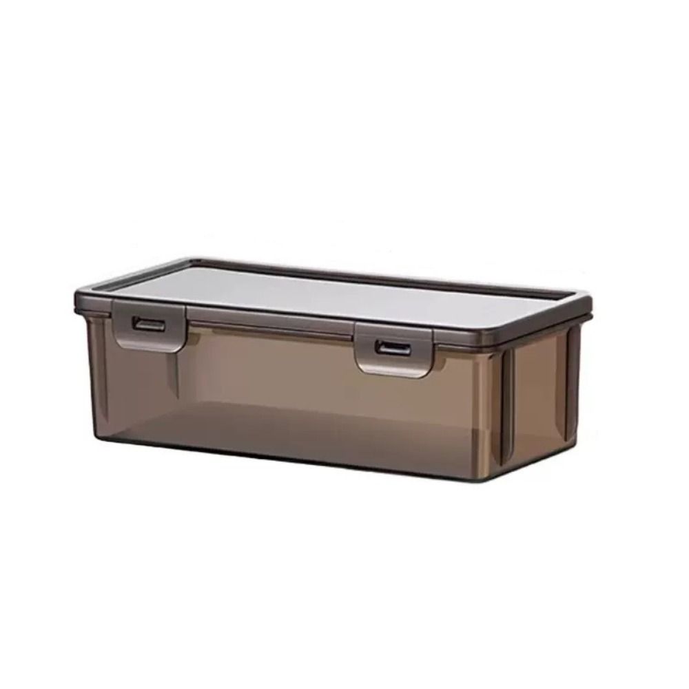 Plastic Pencil Case Transparent Black Stationery Storage Box Stationery Organizer  Students