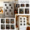Retro Halloween Wooden Refrigerator - Double Layer Fridge Decor for Kitchen, Home Decor Gift