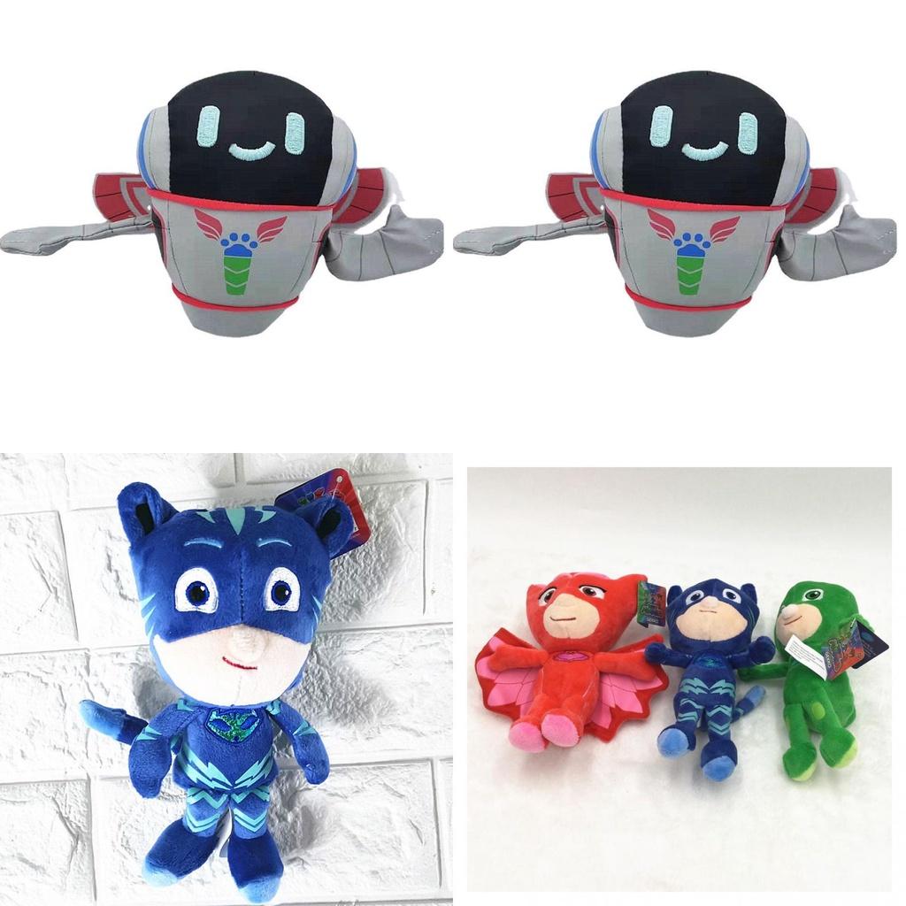 Adorable Pj Masks Plush Doll Toy Featuring Catboy Gekko Luna Girl Owlette And Romeo For Kids