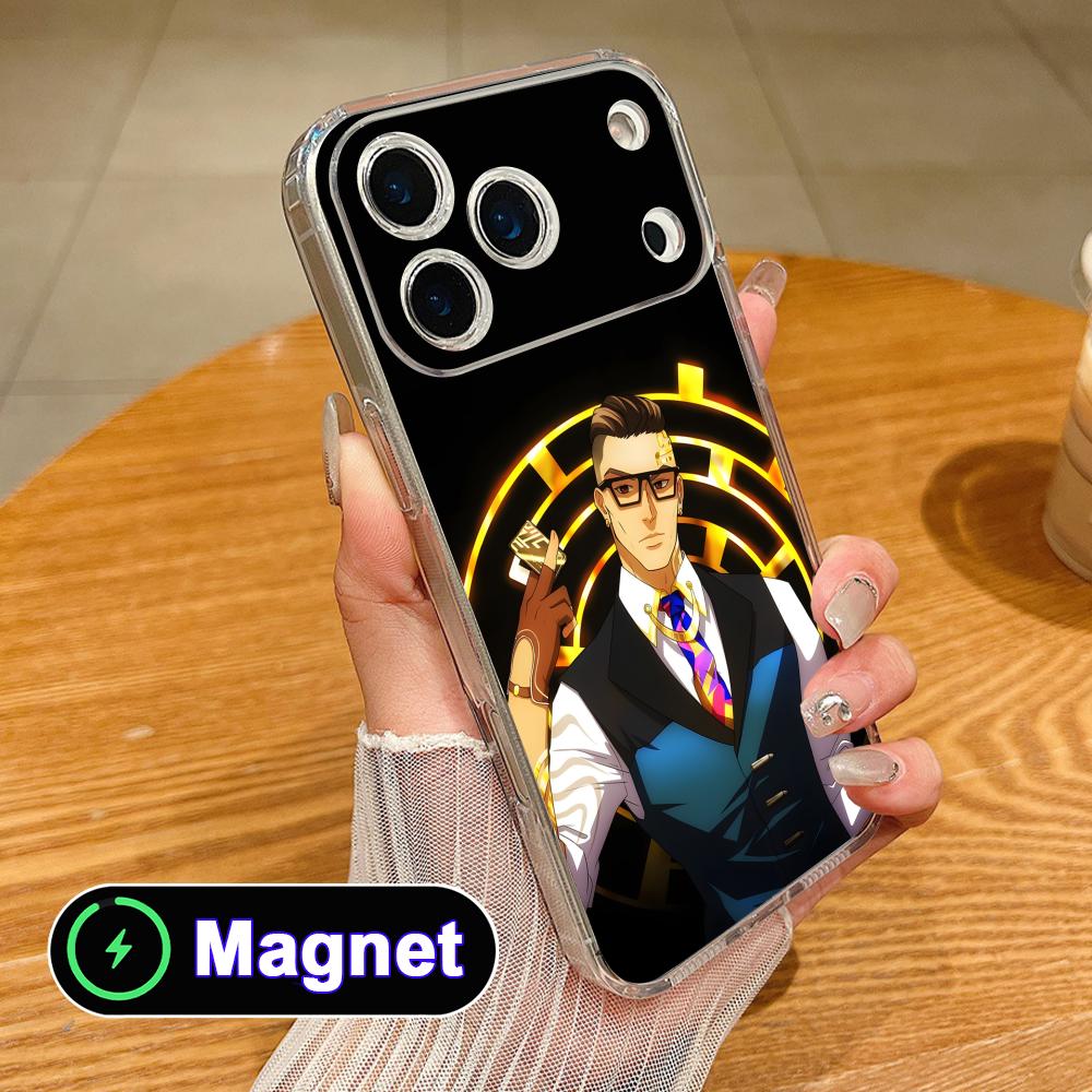 

Valo Chamber Phone Case for iPhone 17 16 15 14 13 12 11 Air Pro Max Plus Mini Soft TPU Clear Magsafe Cover iPhone 11 Pro Max