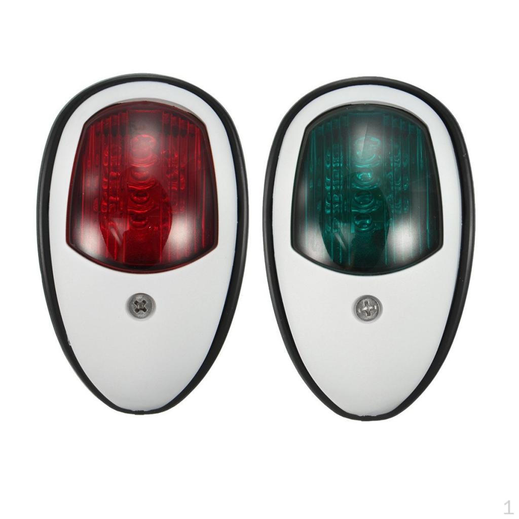 2Pcs Boat Navigation Lights, Led 12V Marine Lamp,