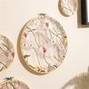 4 Hanging Knitted Flower Wall Decoration Handmade Boho Wall Baskets for Room