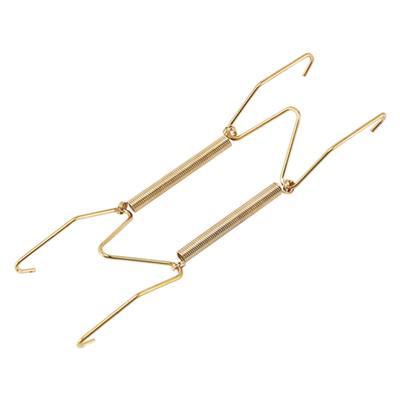M-Modern-20 Pieces 6 Inch Invisible Plate Hangers Wall Plate Hangers Brass Wire Plate Holders With 20 Pieces Wall Hooks