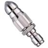 Stainless Steel High-Pressure Nozzle for Sewer and Pipe Cleaning, Car Wash, with Quick Connector
