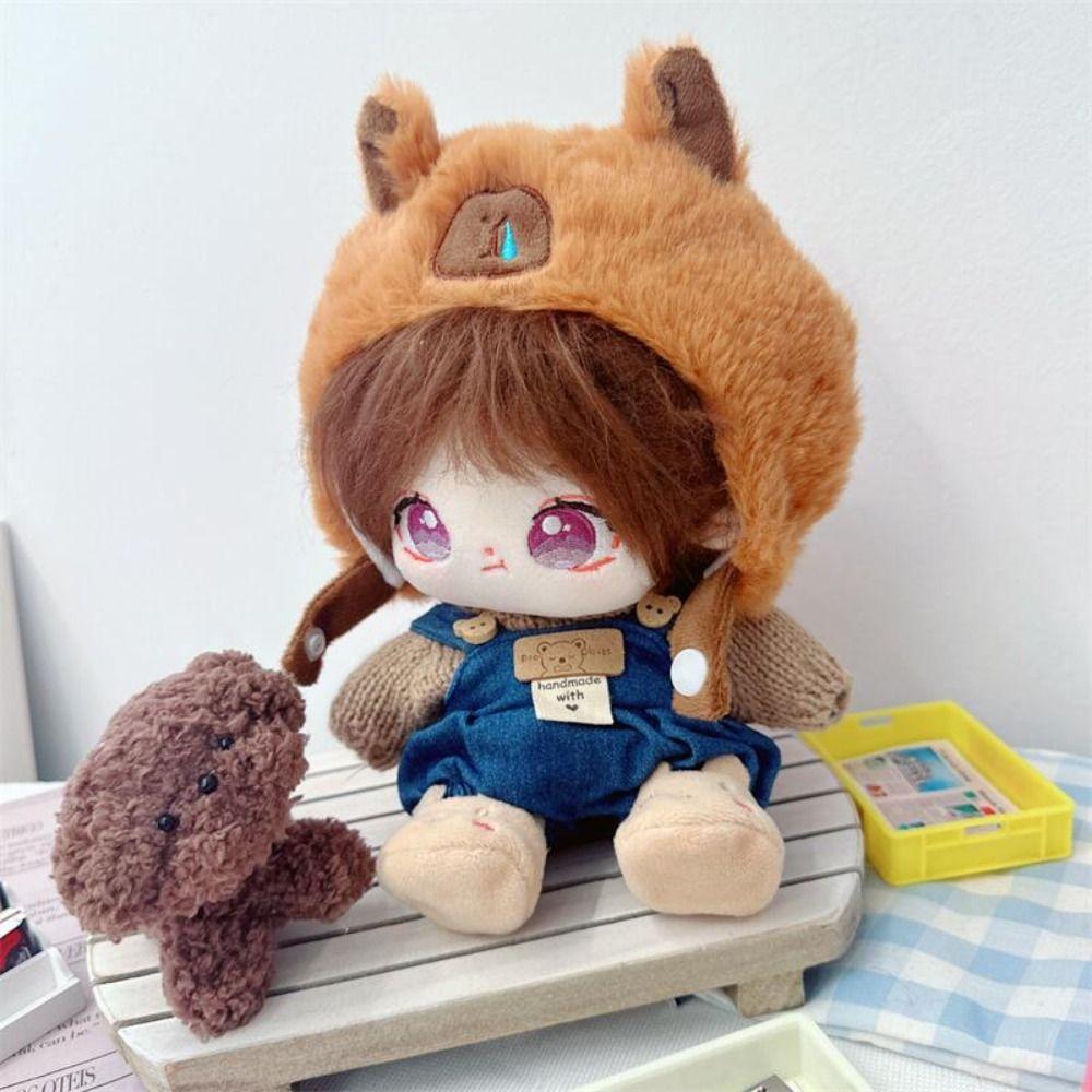 Head Cover Cotton Doll Clothes 20cm No Attributes Dolls Clothes Doll Clothes Toy  Doll Accessories