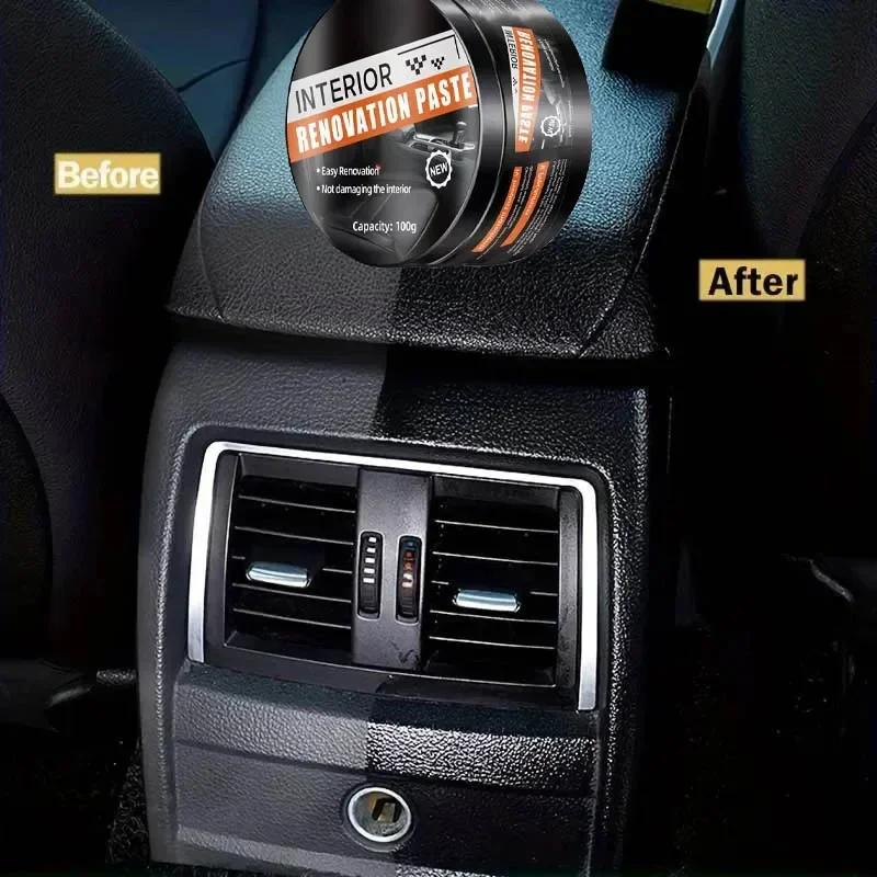 Q19 Crystal Clear Car Plastic Restorer-Automotive Interior & Panel Renewal Wax Coating Agent Car Wax Car Wax Polish