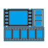 Film Foto Metall Stanzformen Schablone Scrapbooking DIY Album Stempel Papier Karte
