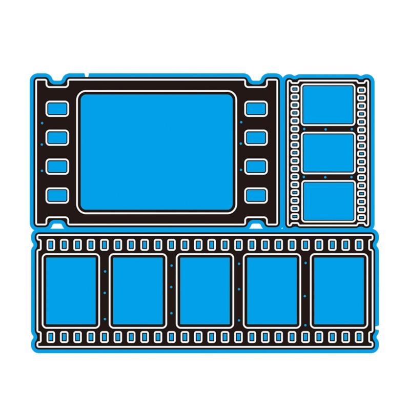 Film Foto Metall Stanzformen Schablone Scrapbooking DIY Album Stempel Papier Karte