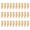 30Pcs Tiny Baby Statue Baubles Plastic Miniature Baby Figurines for Home Decoration Religious Theme Festival Celebration