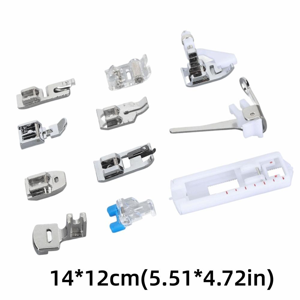 11pcs MultiFunction Zipper Presser Feet Low Shank Type Replacement Presser Foot Home Sewing