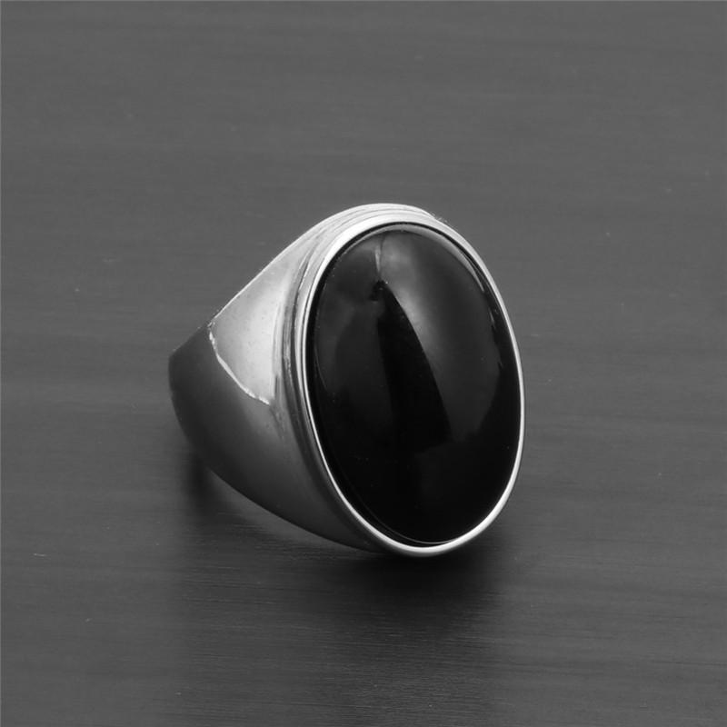 Women's Fashion Sapphire Ring - Stainless Steel & Titanium Electroplated Stone Ring