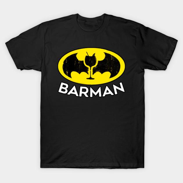 Men Black Print T-shirt Super Large TShirt barman superhero batman No-Cut Transfer Paper Print Cotton Tshirt