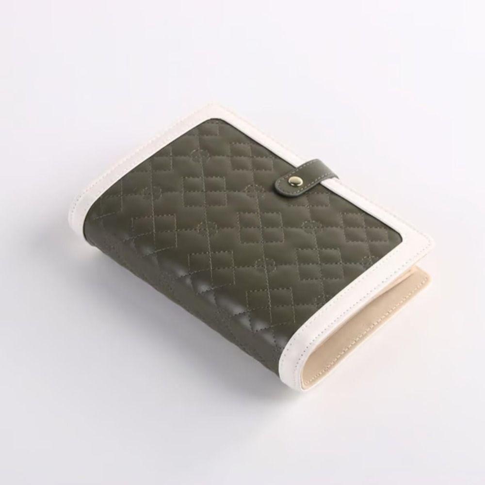 Velvet Necklace Binder Storage Book with Zipper Jewelry Packaging Box Jewelry Organizer  for Women