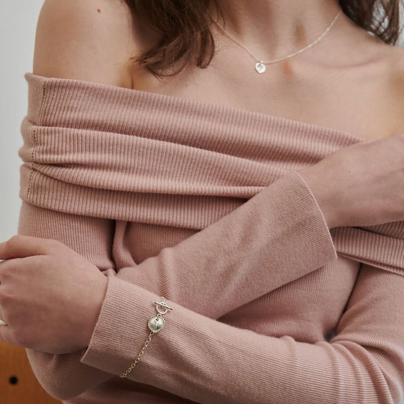 Cotoit Heart Shell Bracelet S(9mm)