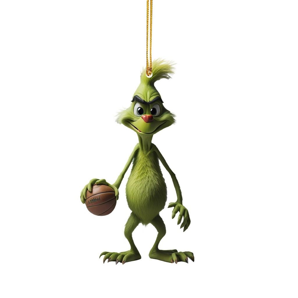 Acrylic Whimsical Christmas Tree Car Charm Unique Home Decoration With Features Aromatic