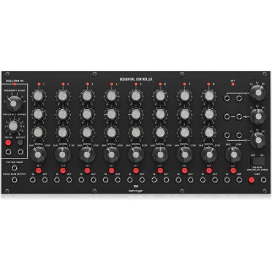 

Модульный аналоговый синтезатор Behringer Eurorack-модуль, совместимый с Eurorack-модуль, аналоговый секвенсорный модуль SYSTEM55 Series 960, СЕКВЕНИАЛЬНЫЙ КОНТРОЛЛЕР, ЧЕРНЫЙ