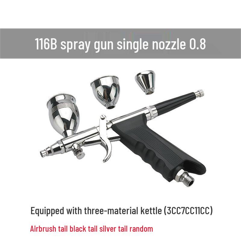 180S Double-Action Airbrush: Precision Nozzle for Gundam Coloring, Fine Art, Leather Models, and Makeup Use