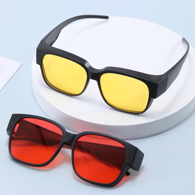 New Style Men Sunglasses Square Shape Anti-reflective Sun Glasses Women Travelling Fishing Driving Outdoor Sunglass