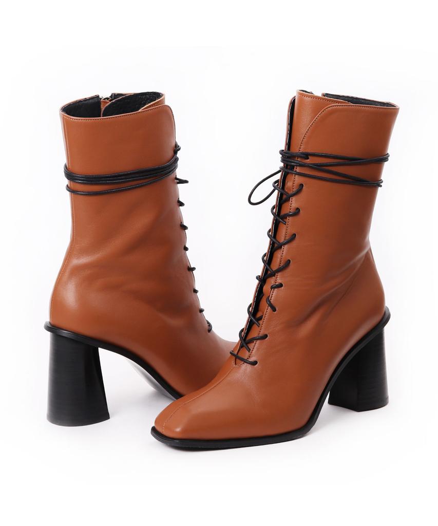 Jede Konnen Jdb19010_Laceup Detail Boots_Camel
