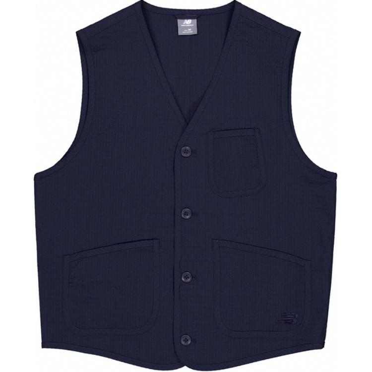 New Balance Vests Unisex Indigo V Neck Moderate Other NJE28023-DIG XL