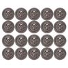 20 Sets   Rivet 24mm Diameter Vintage Decorative Zinc Alloy   Head Rivet Button with 7mm Screws